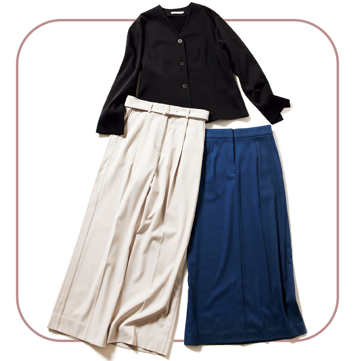 着膨れしない【あったか通勤服】シワになりにくい『ウォームサテン』が大注目！