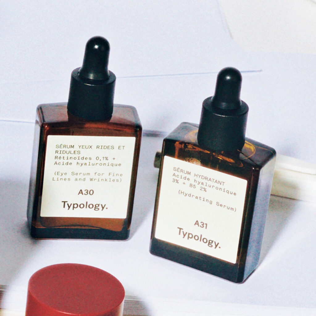 Typology A31 ハイドレーティング セラム とTypology A30 ファインライン・リンクルケア アイセラム