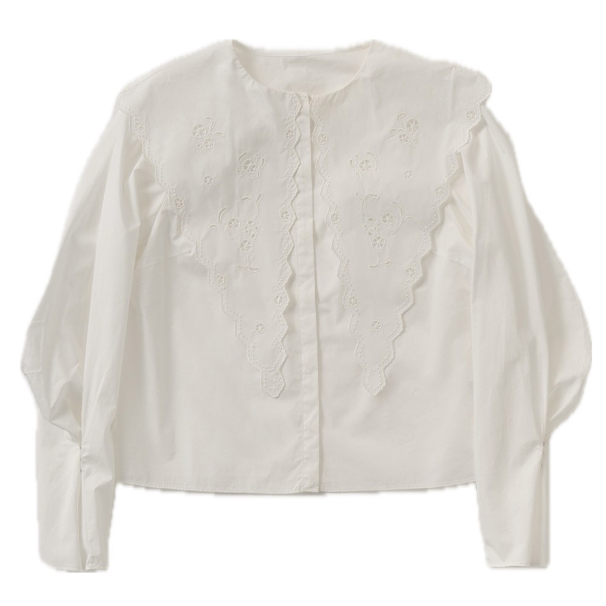 HER.の白ブラウス