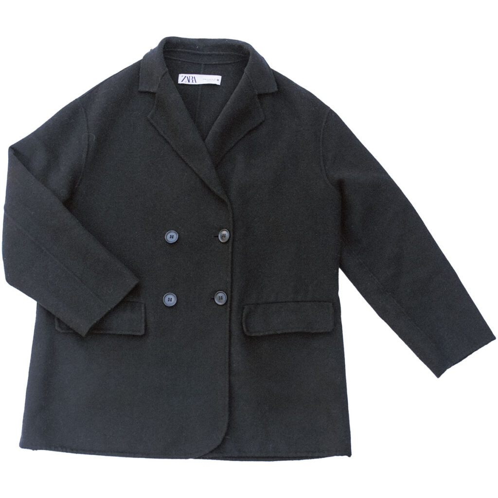 ザラのショートピーコート