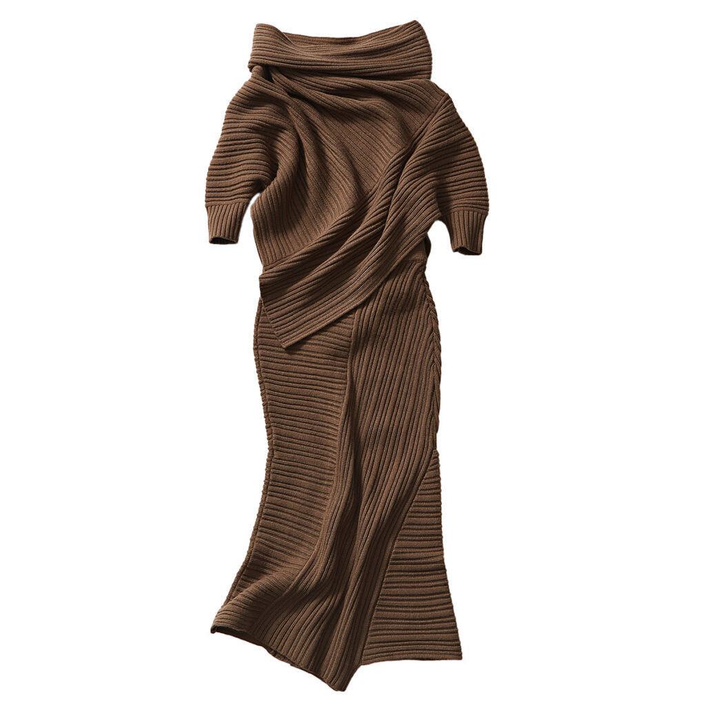 ブラウンワンピース