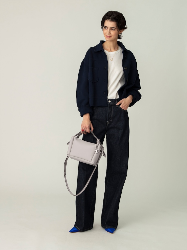 トッズのロンハーマン別注バッグ　アイボリー