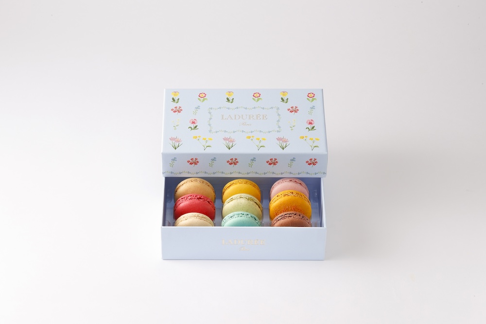 ラデュレの限定マカロンボックス「ドゥース・フルール」 9個入り