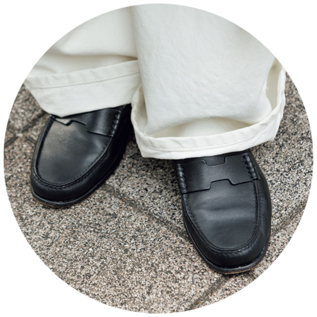 エルメスのローファー