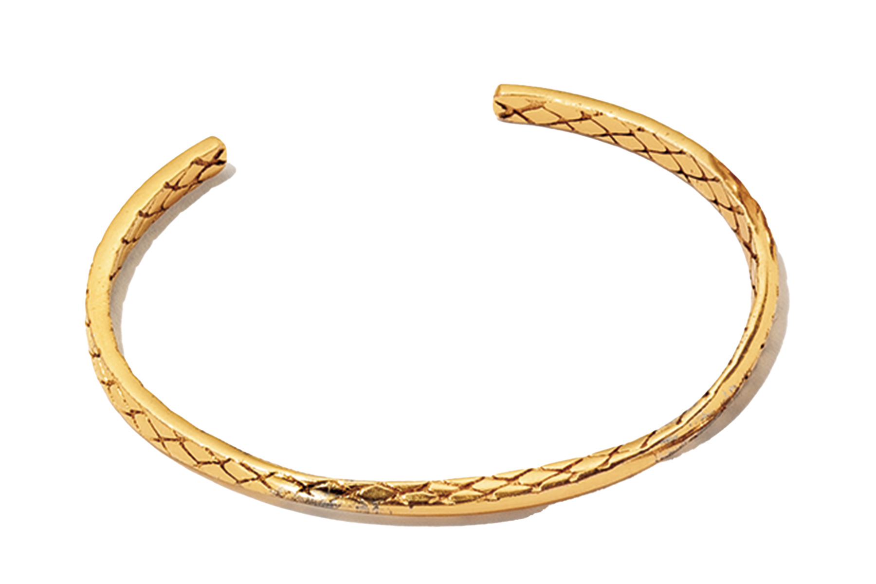 セリーヌの地金バングル