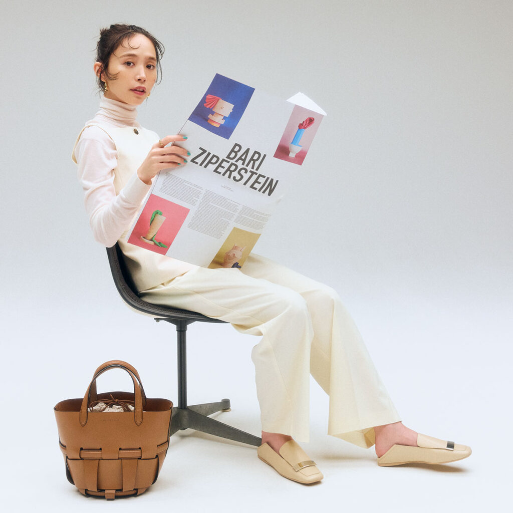 オールホワイトコーデ