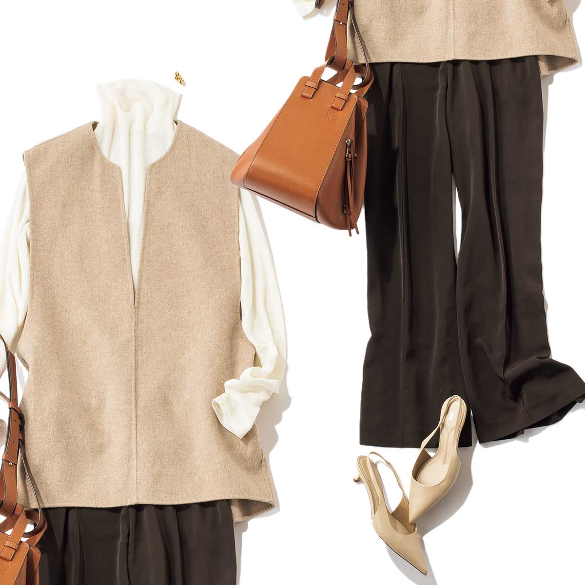 【30代のお仕事コーデ】に“黒よりブラウン”が優秀！雰囲気作りに役立つ理由って？