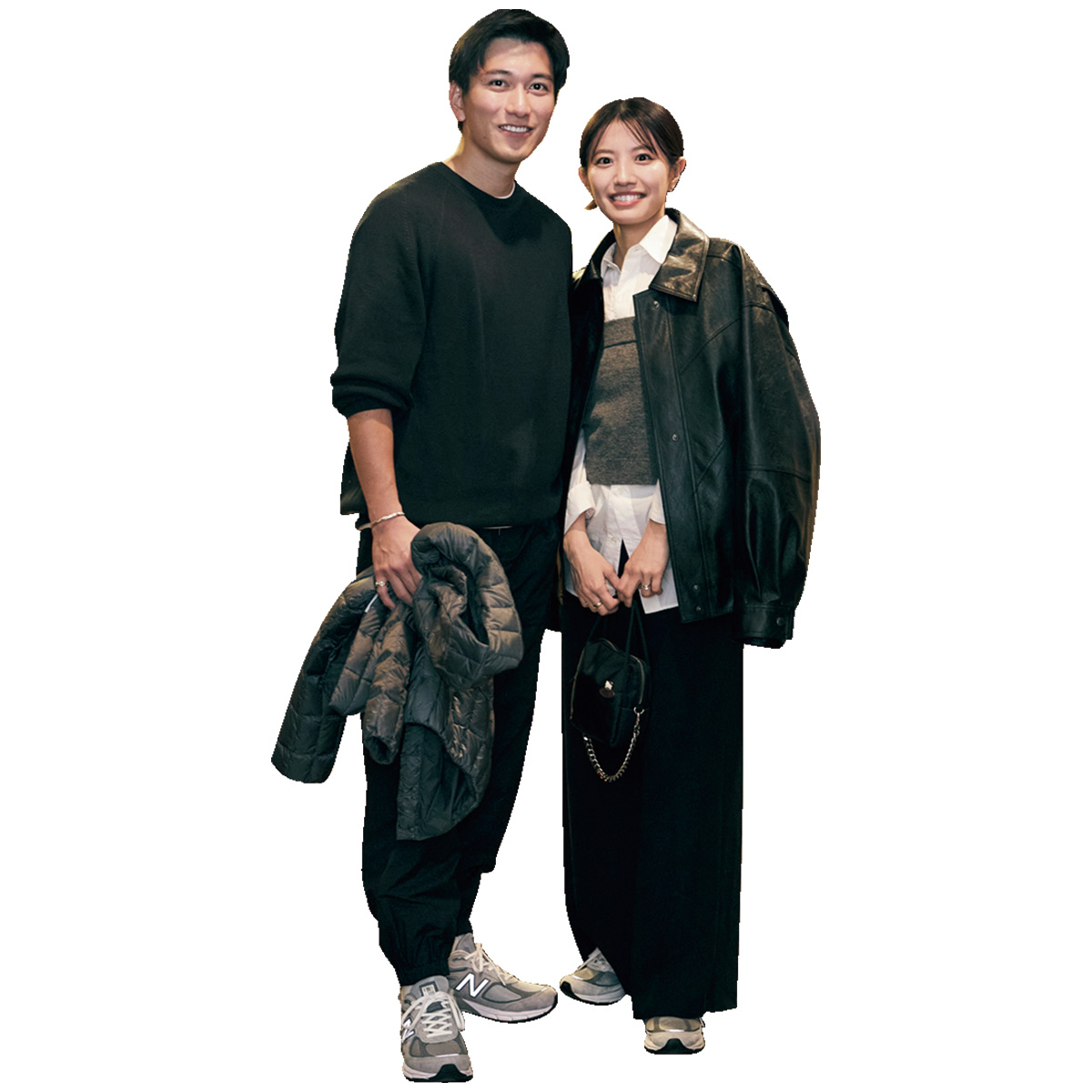 ニューバランスのグレースニーカーのリンクコーデ