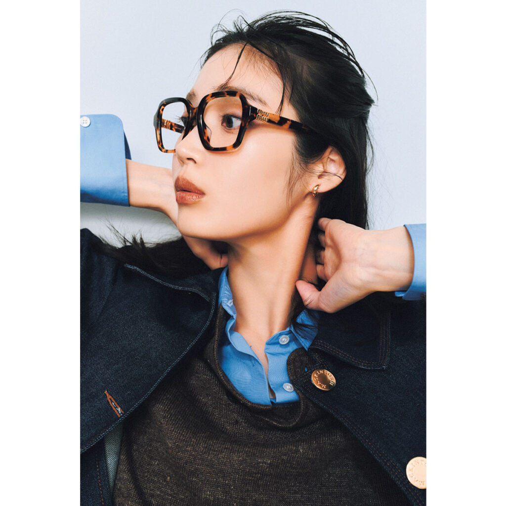 オーバーサイズメガネ
