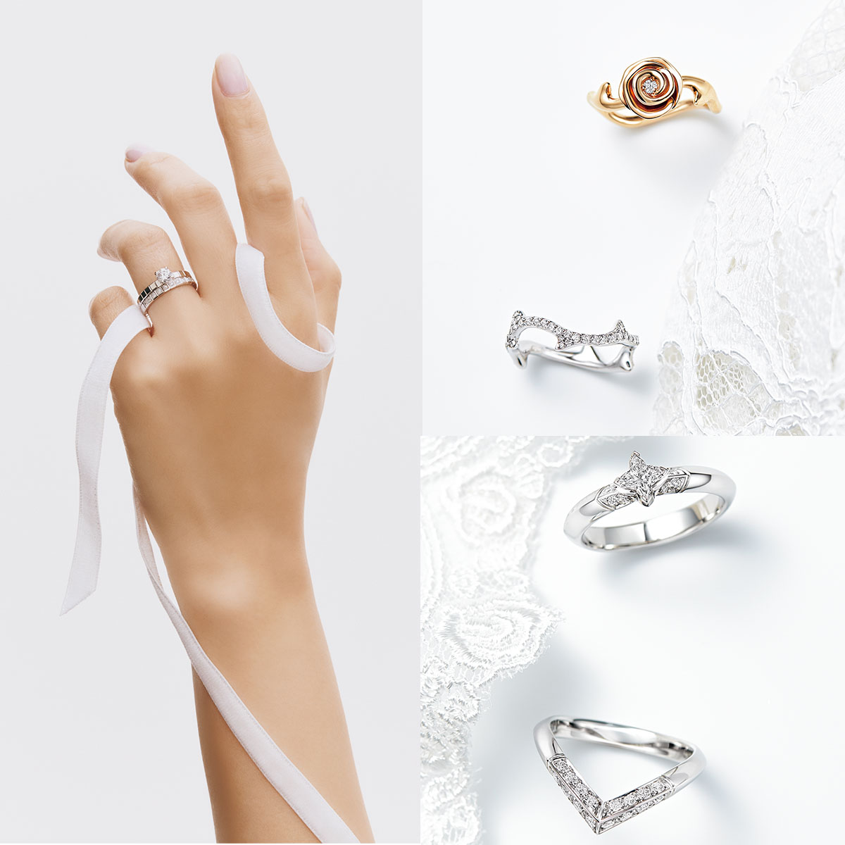 【ポメラート、ショパールetc.】もっと自由で華やかなマリッジ＆エンゲージ５選