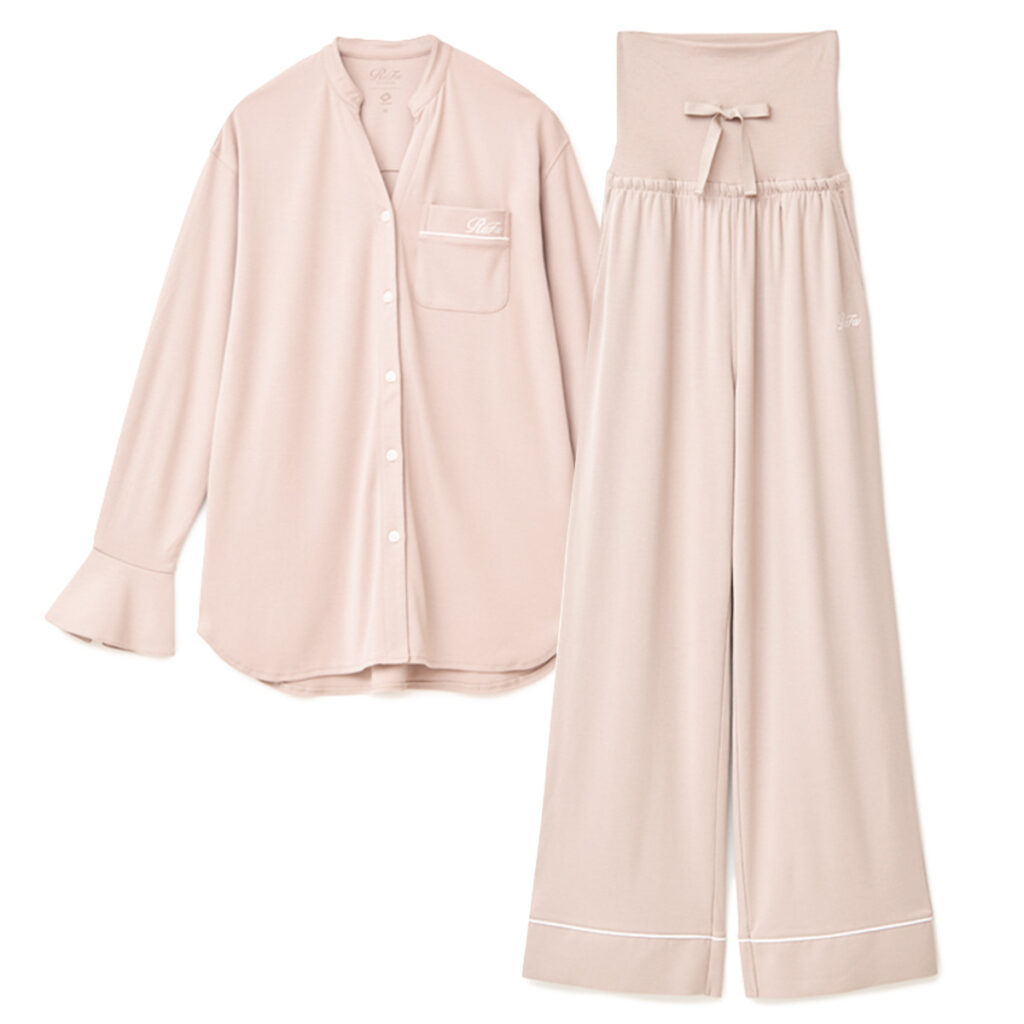 モイストスムース スタンドカラースリープウェア,リカバリーウェア