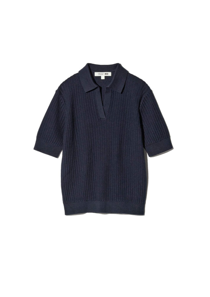 ユニクロユー新作ポロニットセーター