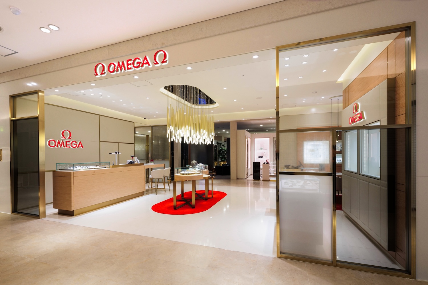 リニューアルオープンしたオメガブティック阪急うめだ本店