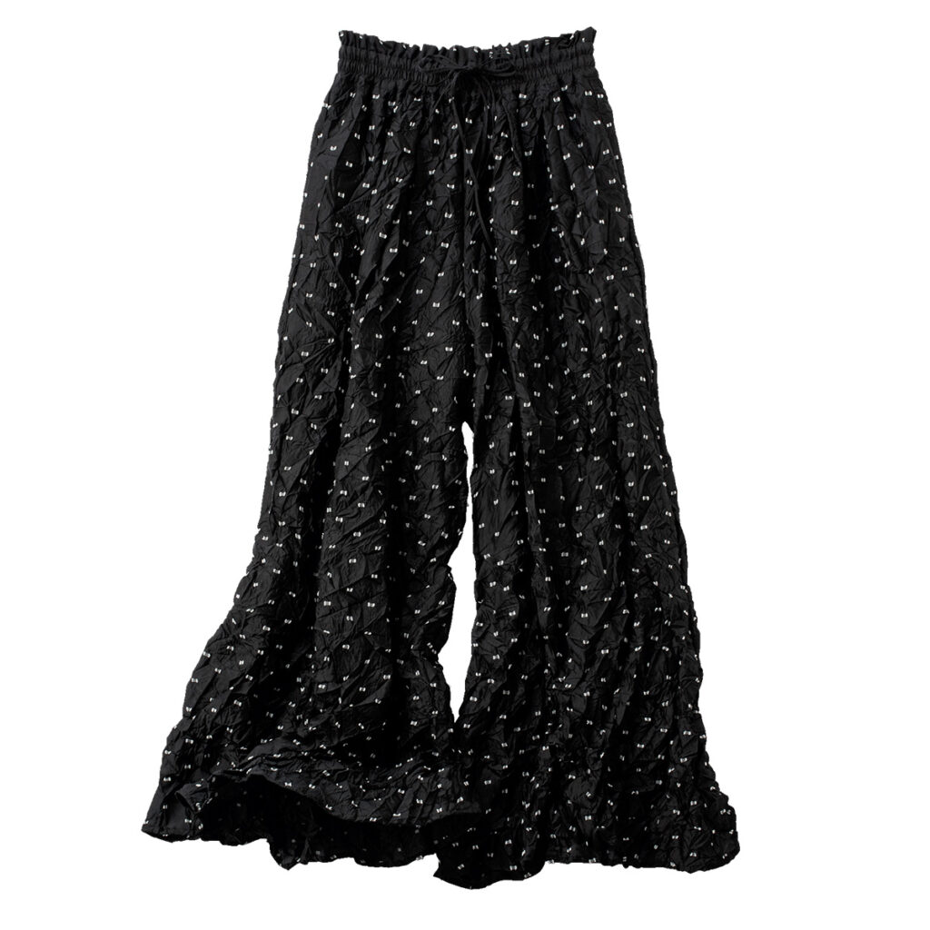 Cygneのジャガードワイドパンツ