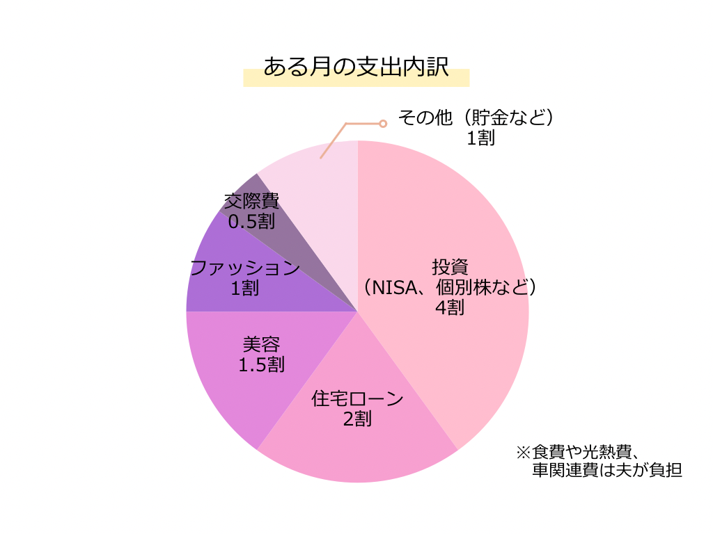 支出をしめすグラフ