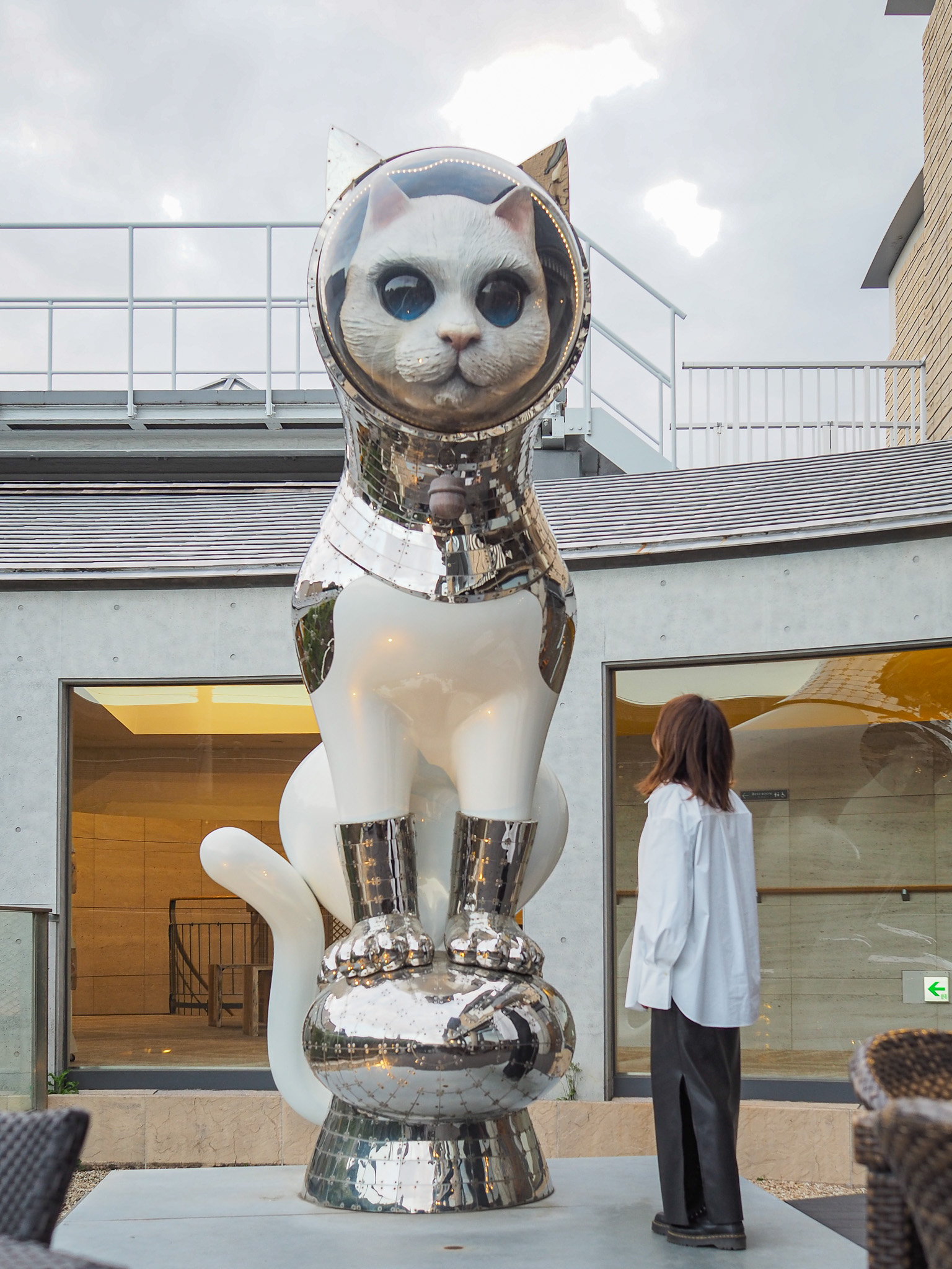 WeBase鎌倉にあるシップス・キャットのアート作品