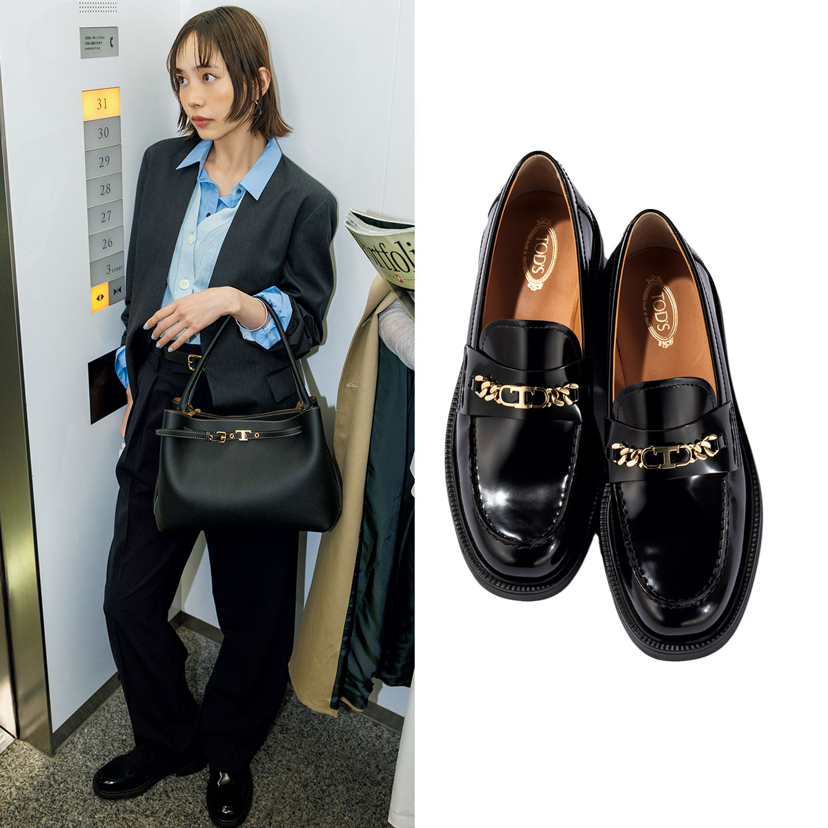 春は【ローファー】がトレンド入り！「トッズ」のタイムレス名品なら10年先も愛せる