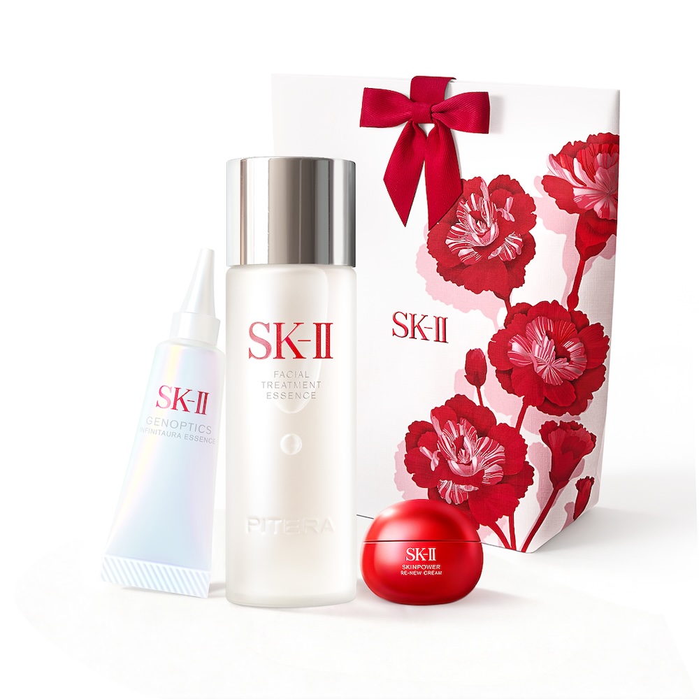 SK-II の母の日のギフトシーズンに向けた日本限定のスペシャル数量限定ギフトラッピング・トライアルキット