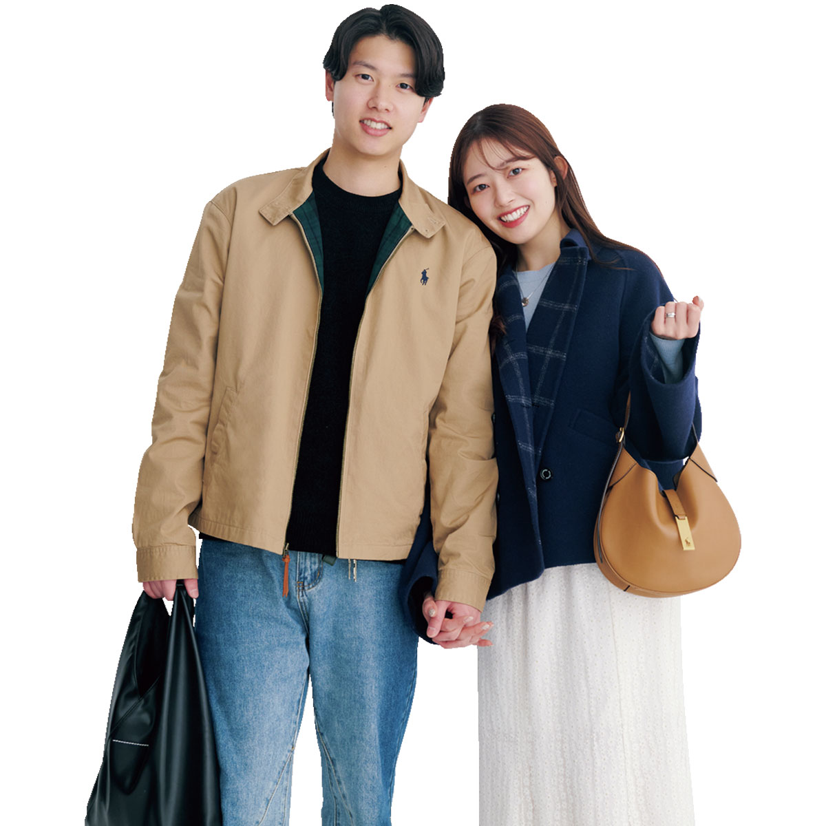 ラルフローレンアイテムのリンクコーデ,ベージュのリンクコーデ