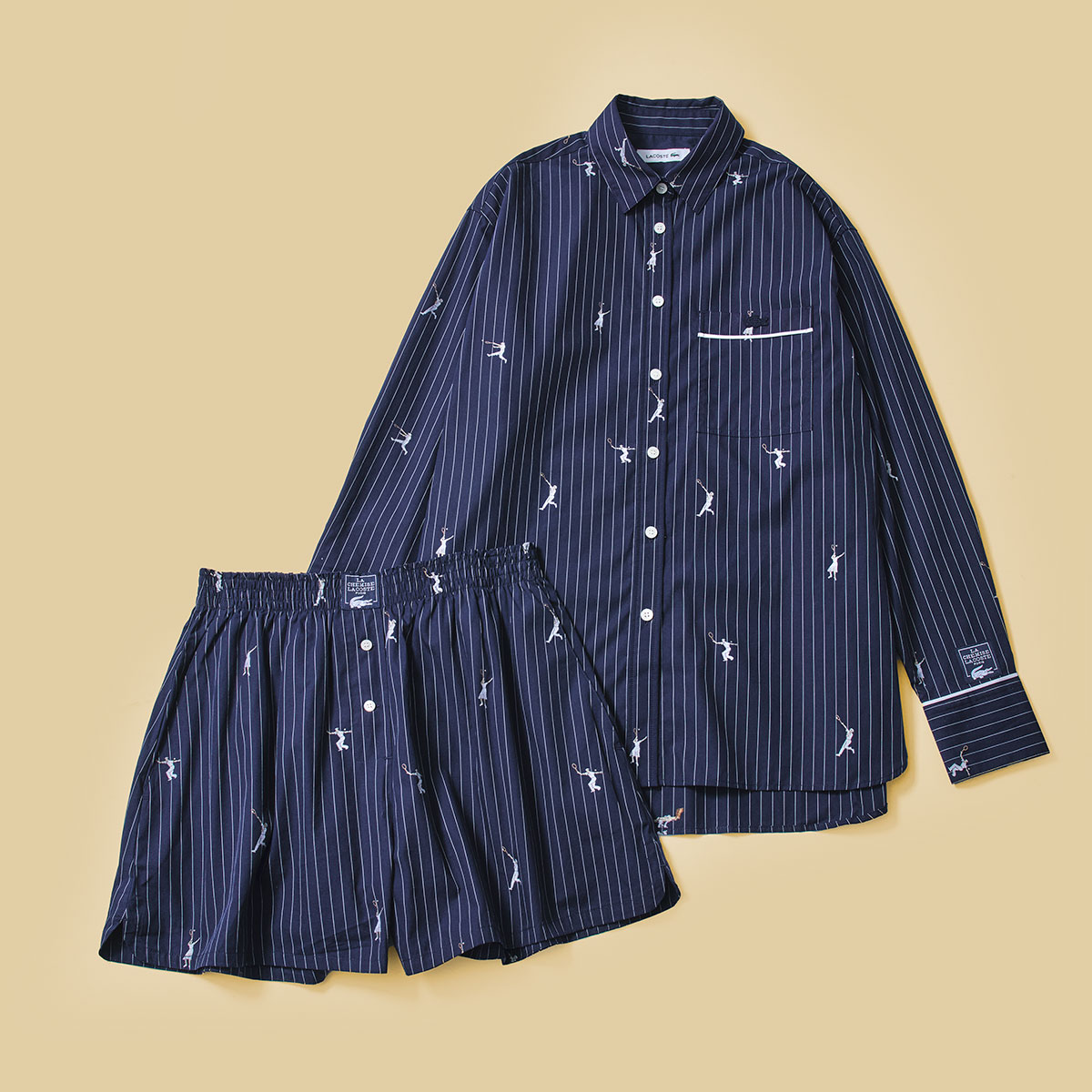 LACOSTEのシャツ＆パンツ