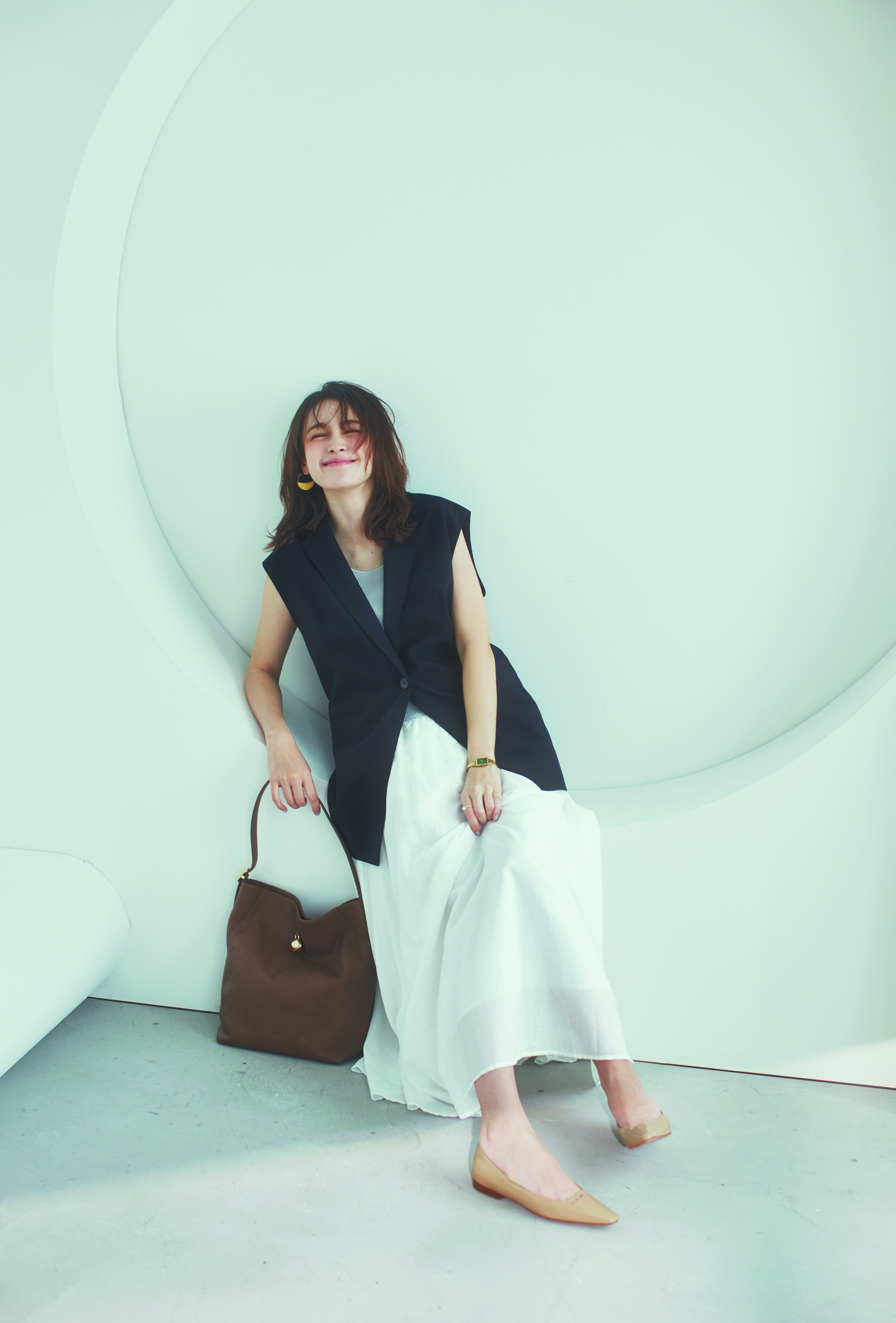 ZARA　スカート　コーデ