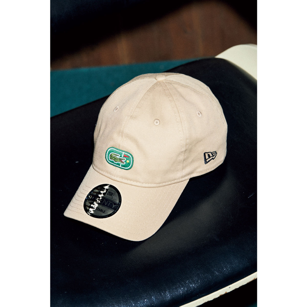 .LACOSTE × NEW ERAのキャップ