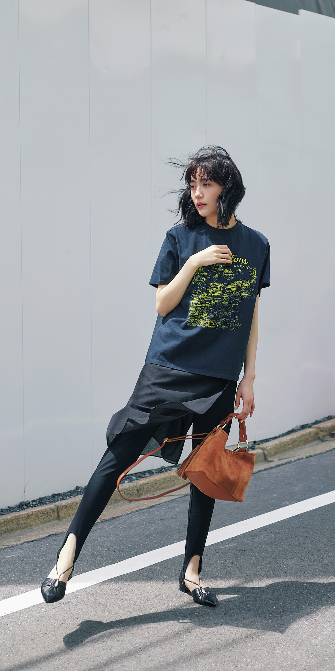 ZARA　トレンカ　コーデ