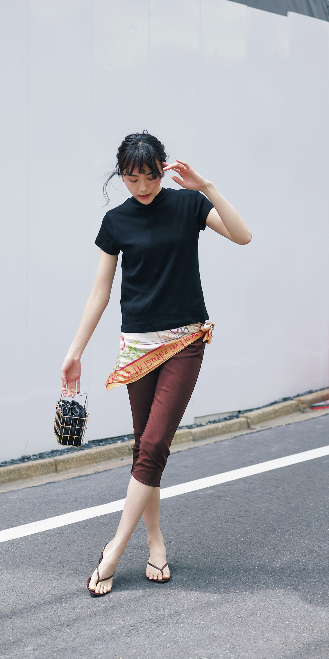 ZARA　レギンス　コーデ