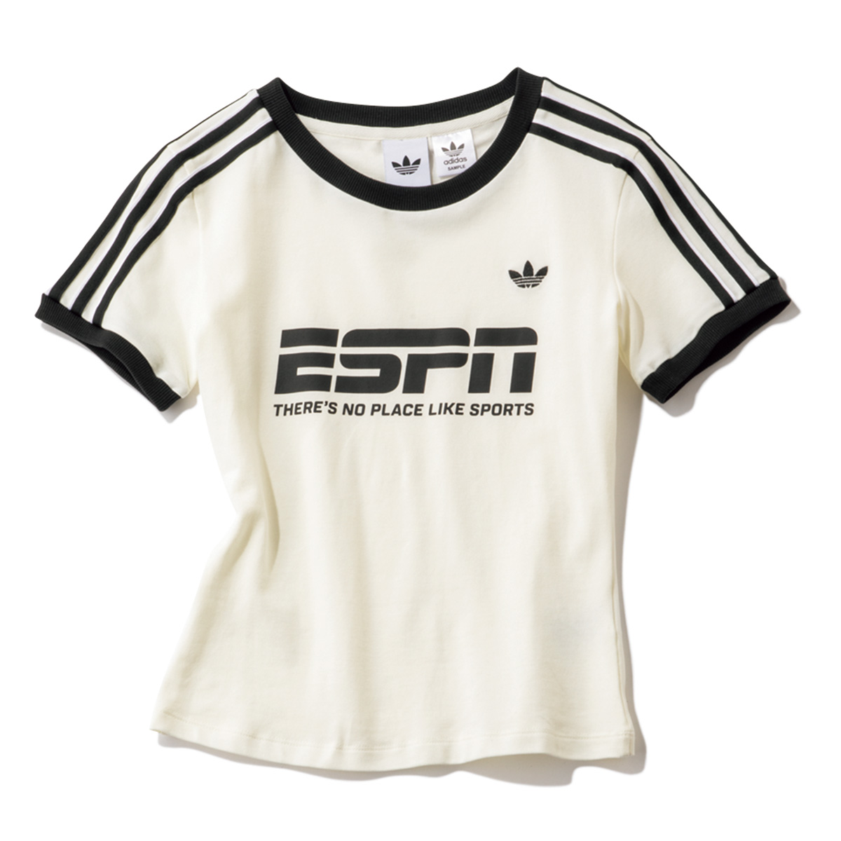 ラインデザインのコンパクトTシャツ
