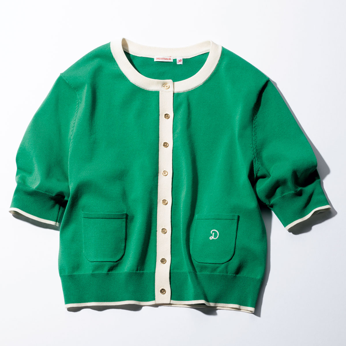 DRESSTERIORの半袖カーディガン