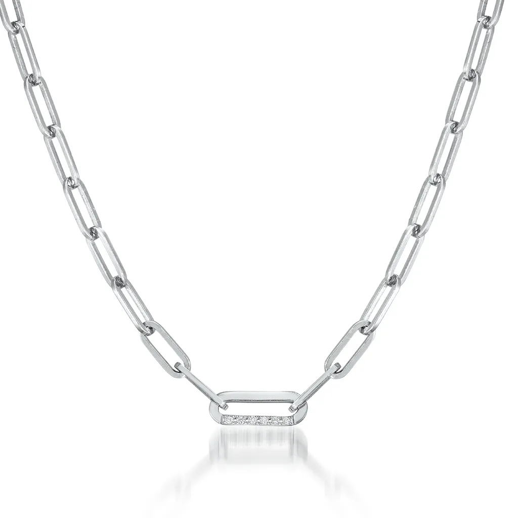 クリップチェーンのネックレス