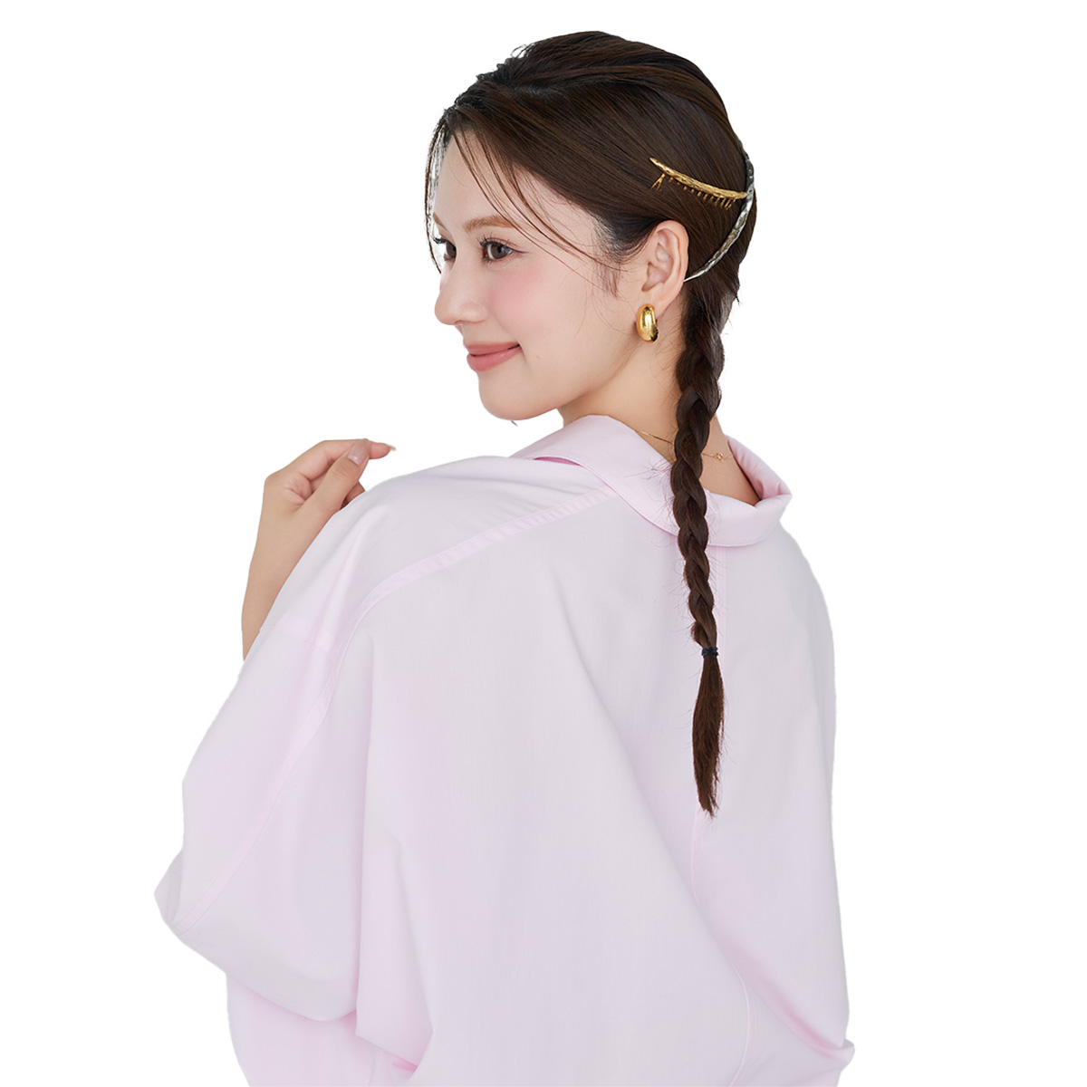三つ編みツインアレンジ