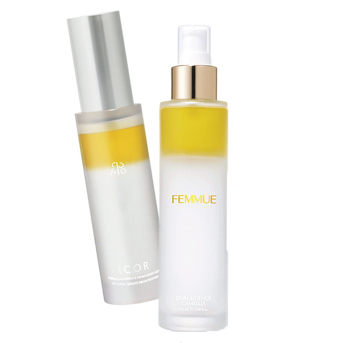 FEMMUE デュアルエッセンス、ICOR オイルインミスト